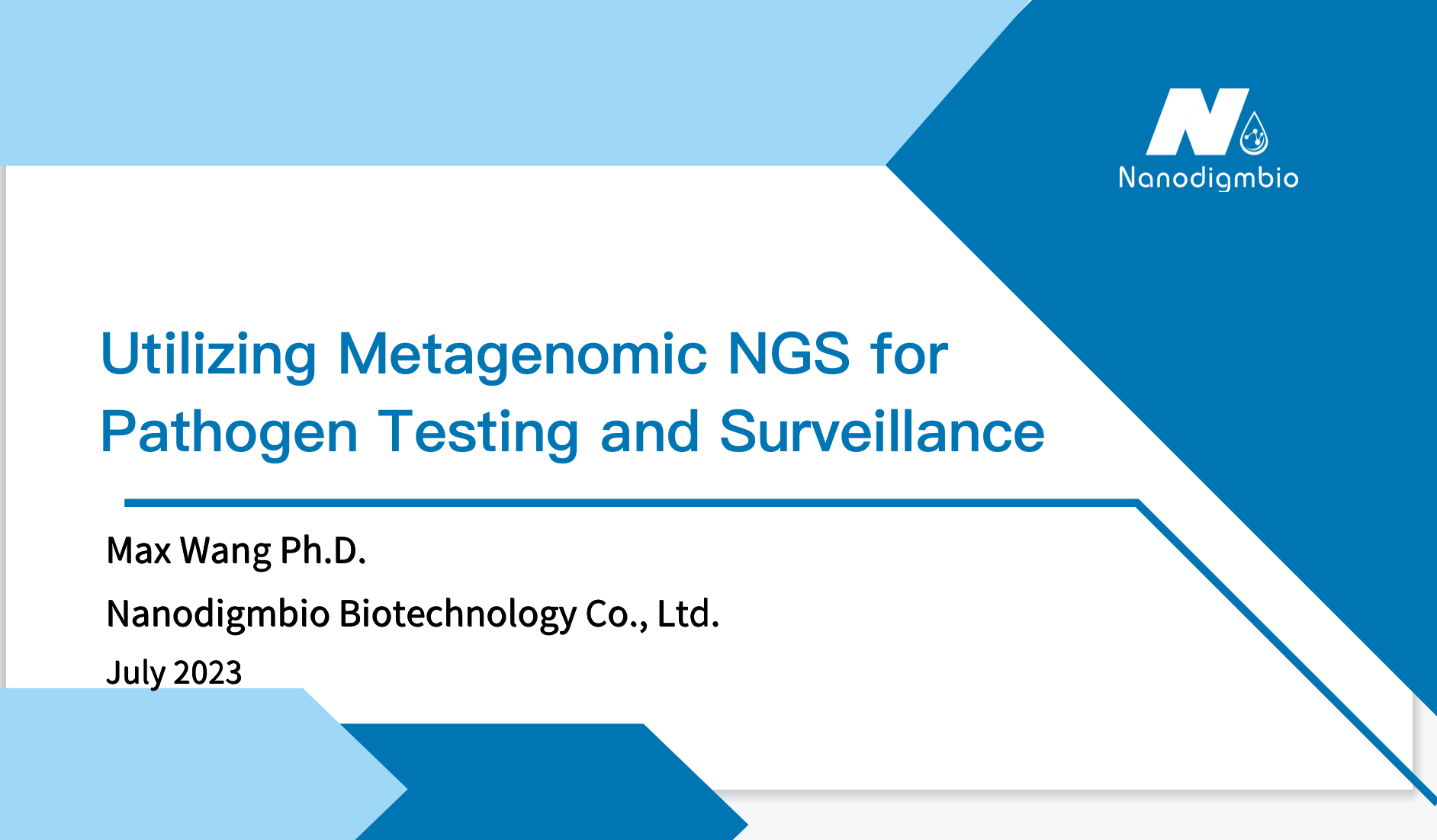 Utilizing Metagenomic NGS for Pathogen Testing and Surveillance